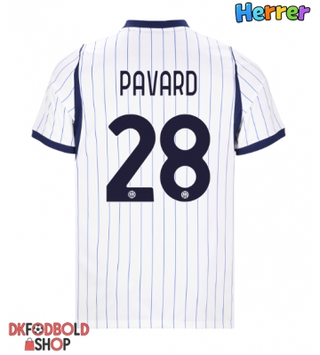 Inter Milan Benjamin Pavard #28 Udebanetrøje 2026-27 Kort ærmer Inter Milan Benjamin Pavard #28 Udebanetrøje 2026-27 Kort ærmer